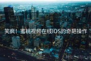 笑疯！蜜桃视频在线IOS的奇葩操作