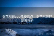 探花视频app热梗盘点,探花视频都是哪来的 探花视频app热梗盘点,探花视频都是哪来的